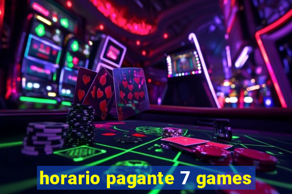 horario pagante 7 games